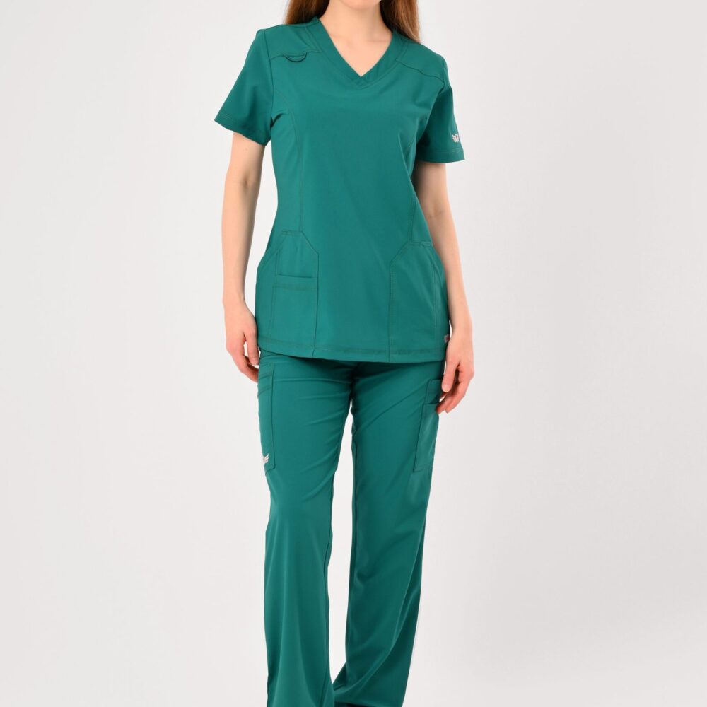 Angels Medical Hunter Green Scrub