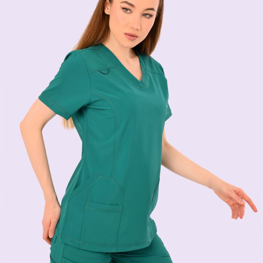 Angels Medical Hunter Green Scrub
