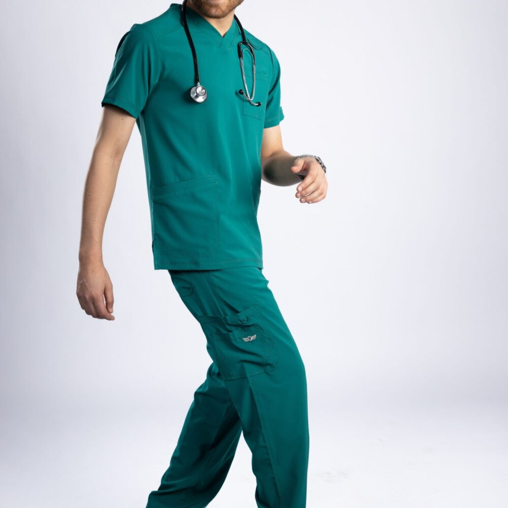 Angels Medical Hunter Green Scrub