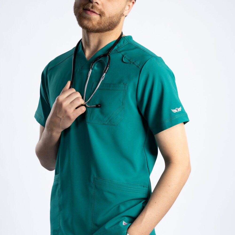 Angels Medical Hunter Green Scrub