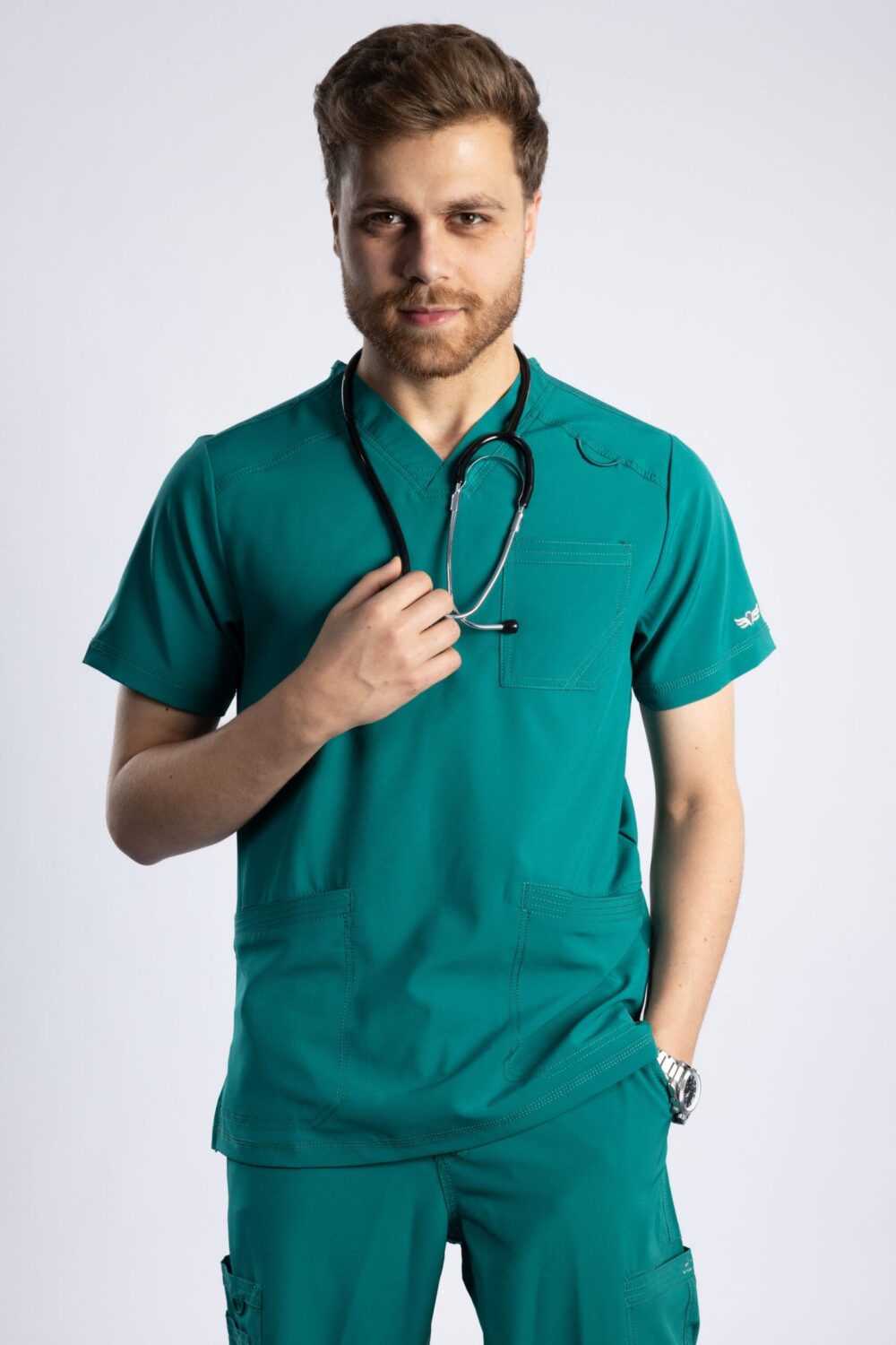Angels Medical Hunter Green Scrub