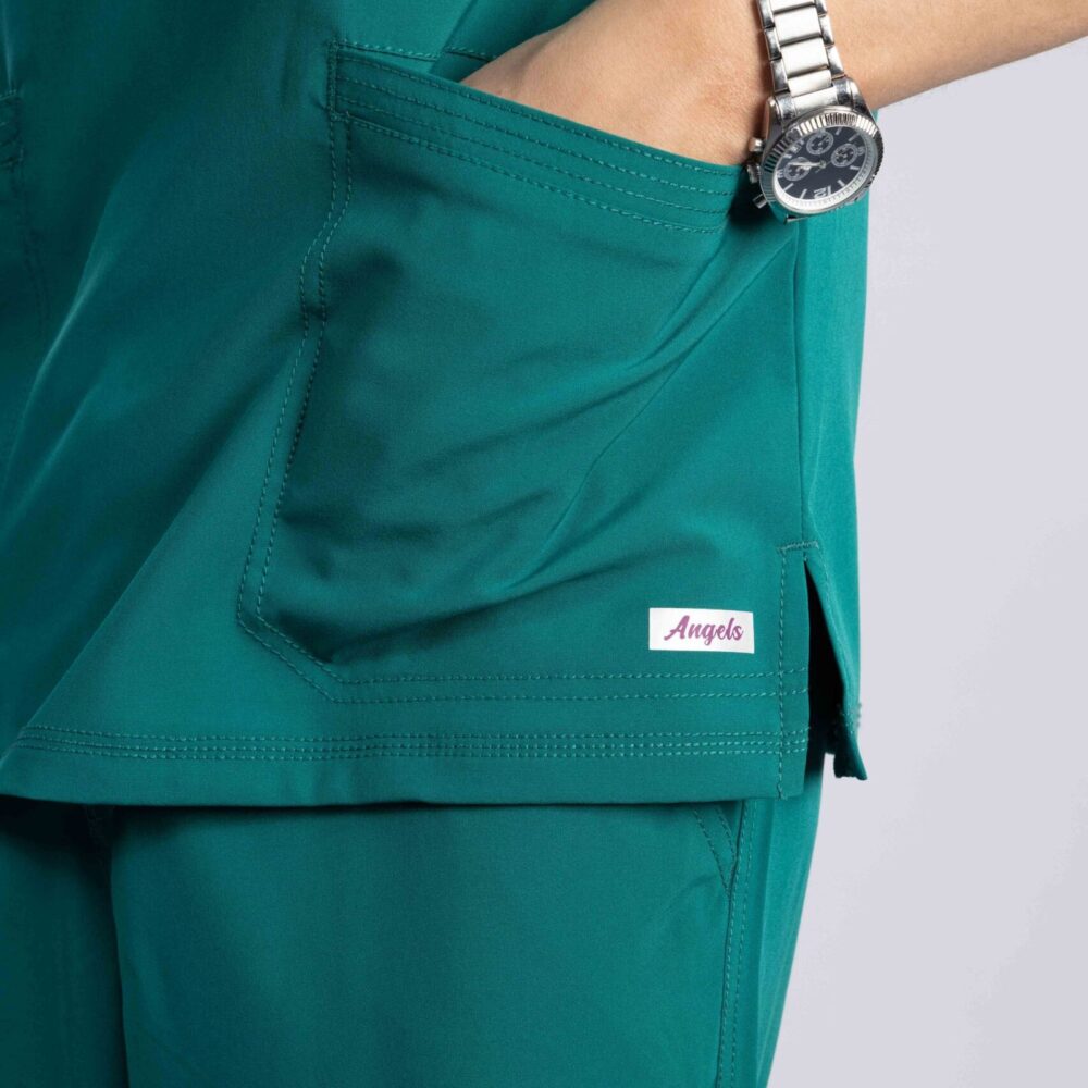 Angels Medical Hunter Green Scrub