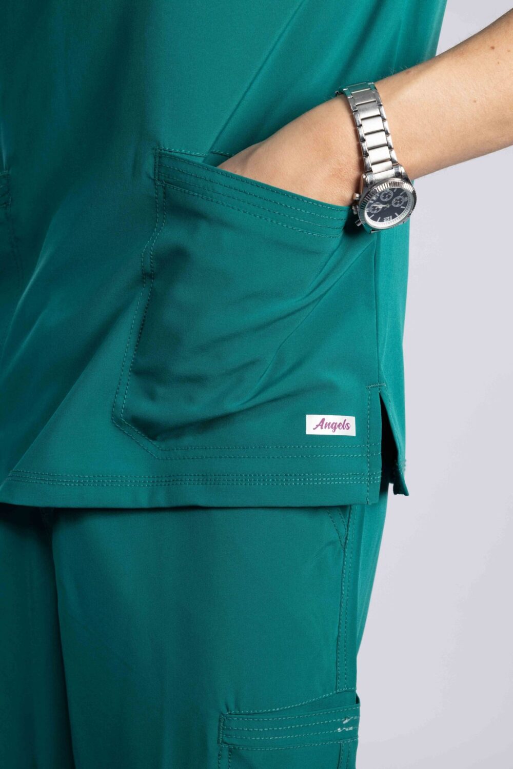 Angels Medical Hunter Green Scrub