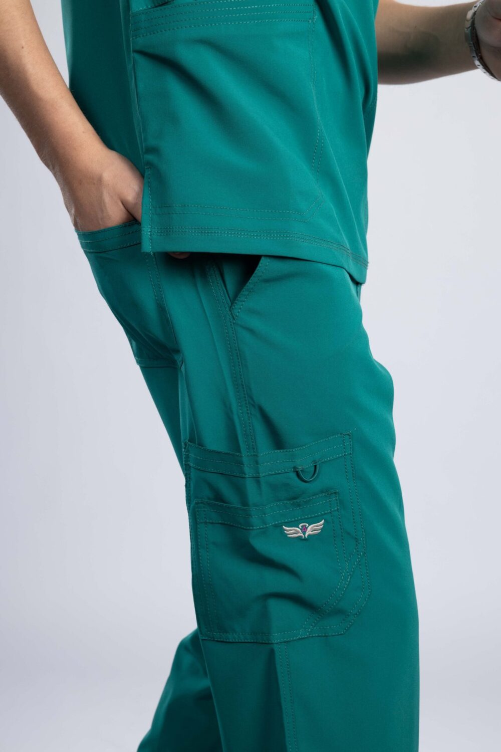 Angels Medical Hunter Green Scrub