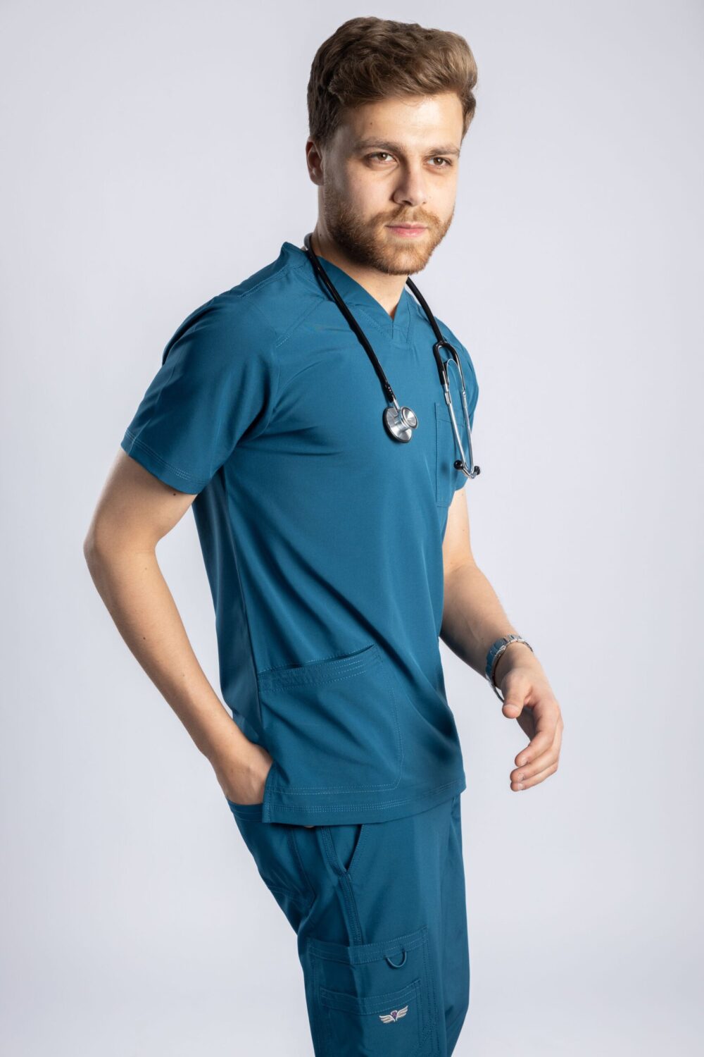 Angels Medical Caribbean Men Scrub