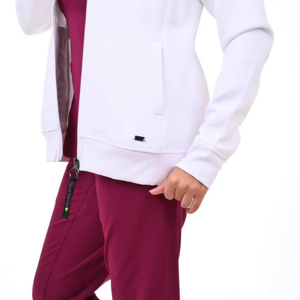 Healing Hands White Scrub Jackets