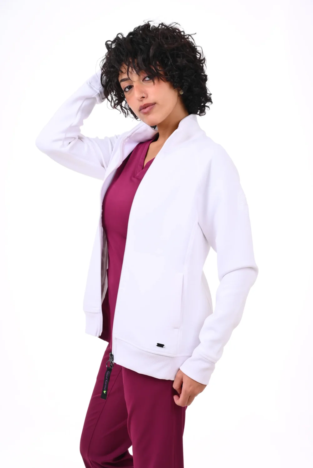 Healing Hands White Scrub Jackets