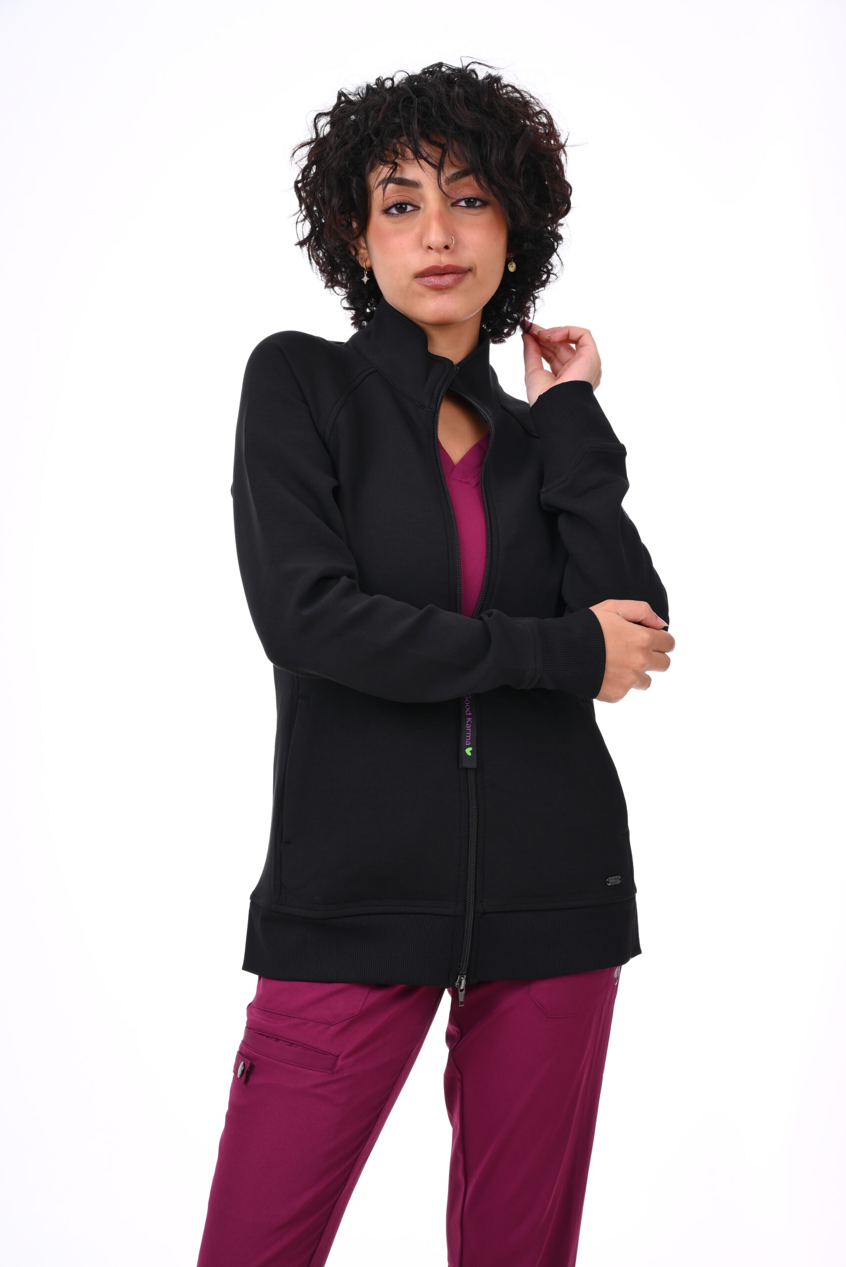Healing Hands Black Scrub Jackets