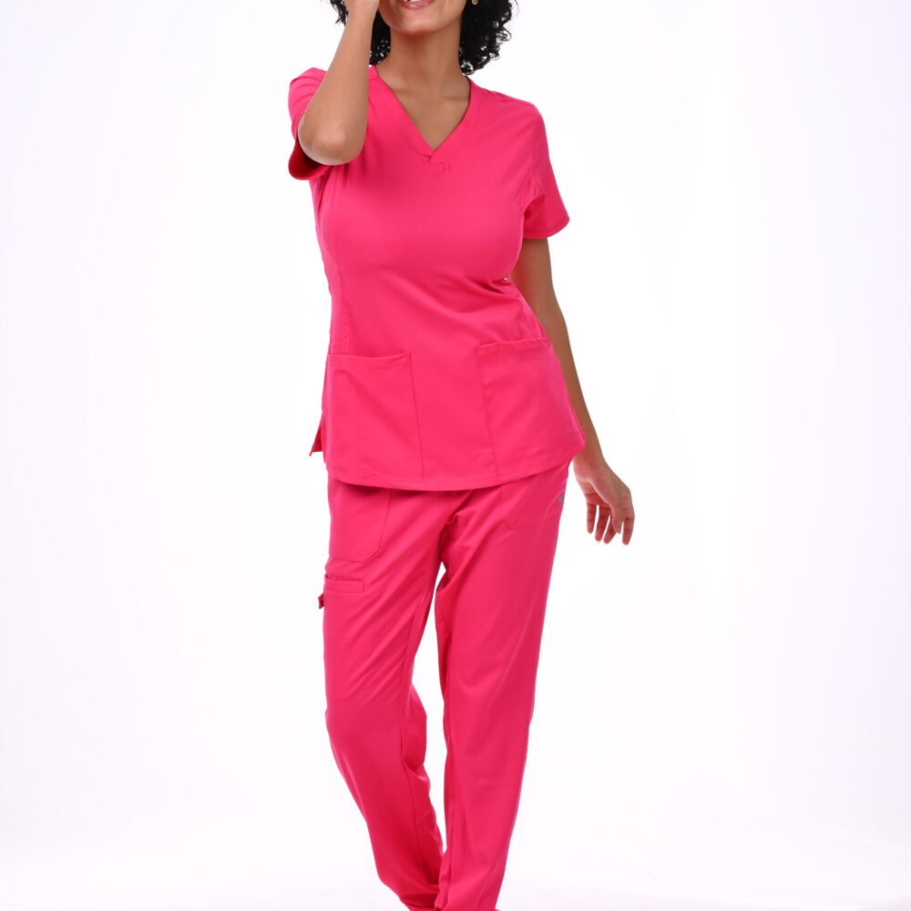 Healing Hands  Medical Pink Scrub