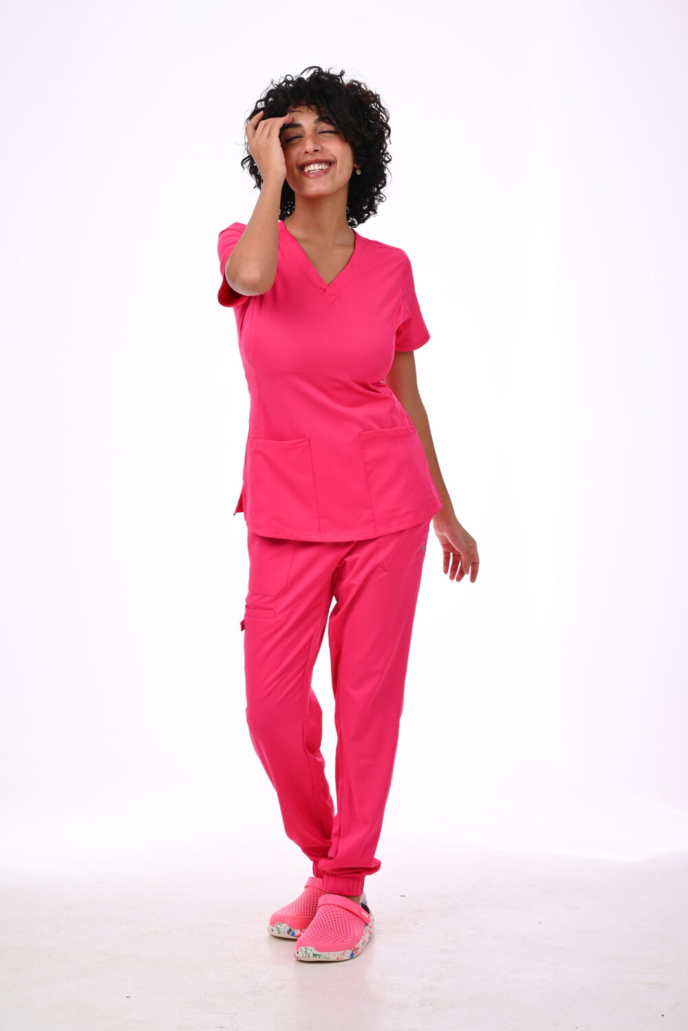 Healing Hands  Medical Pink Scrub