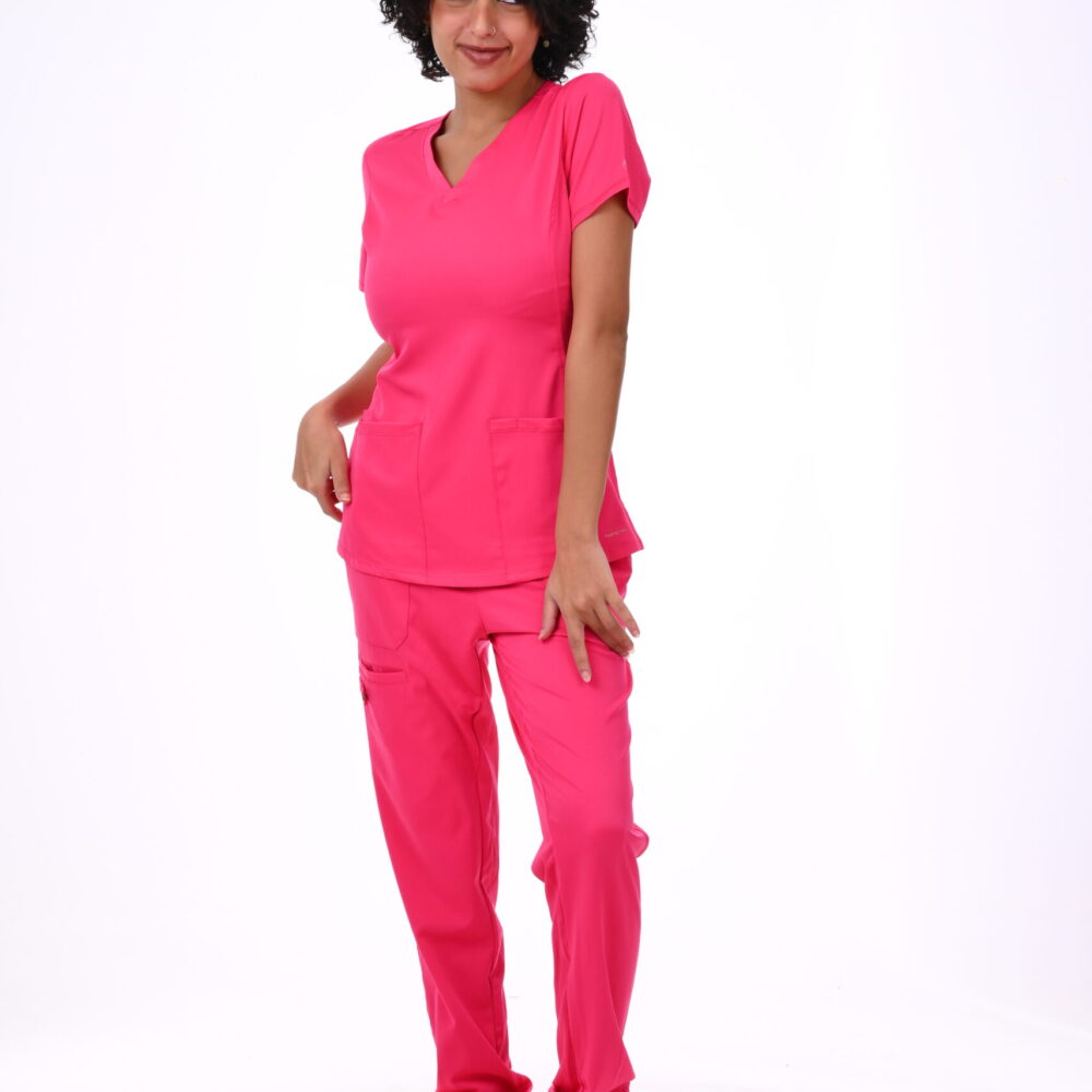 Healing Hands  Medical Pink Scrub