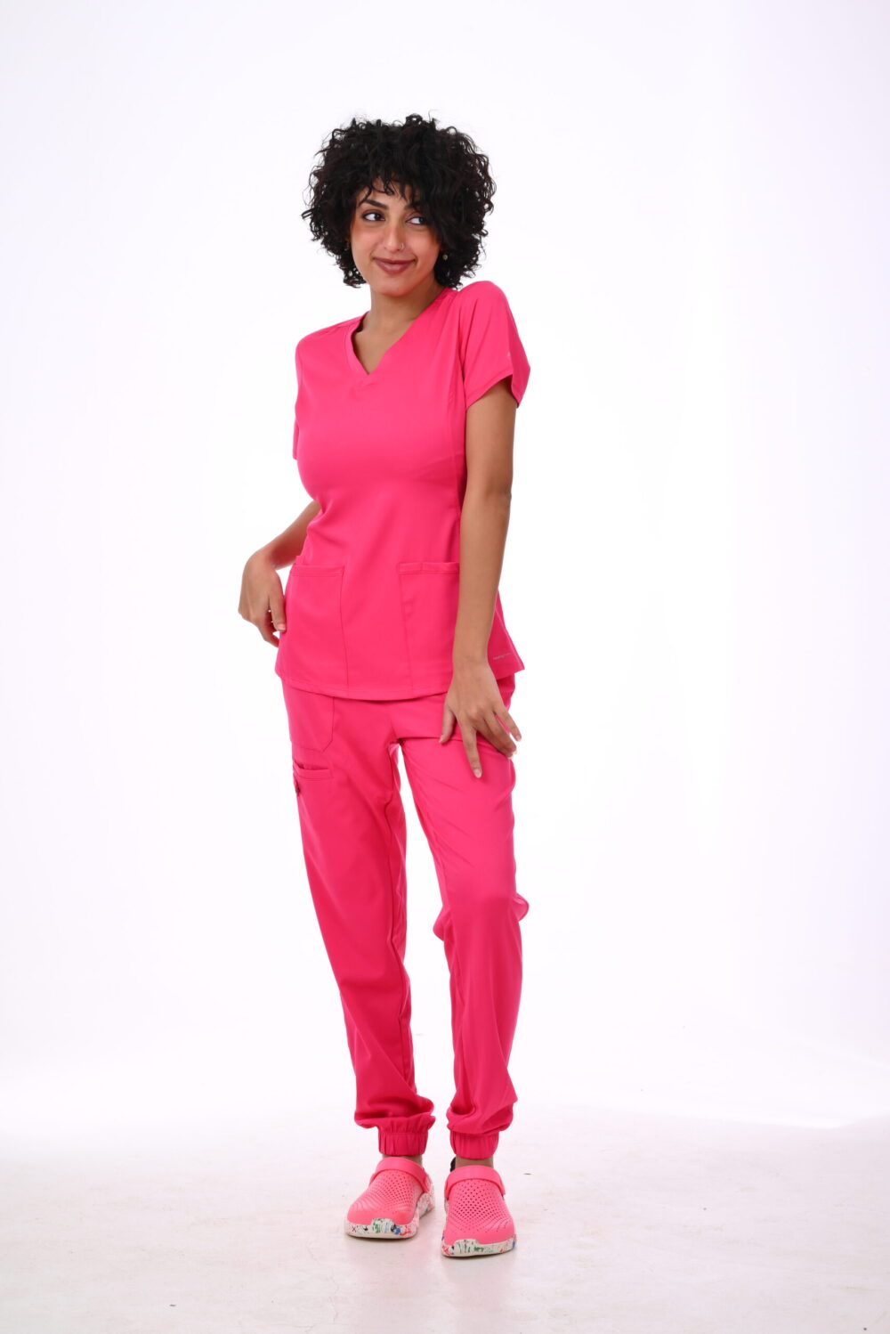 Healing Hands  Medical Pink Scrub