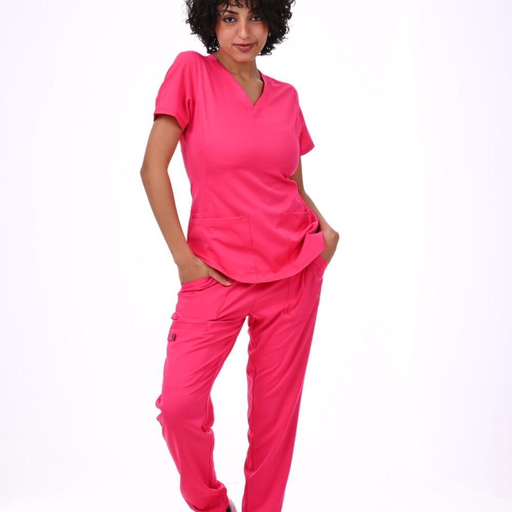 Healing Hands  Medical Pink Scrub