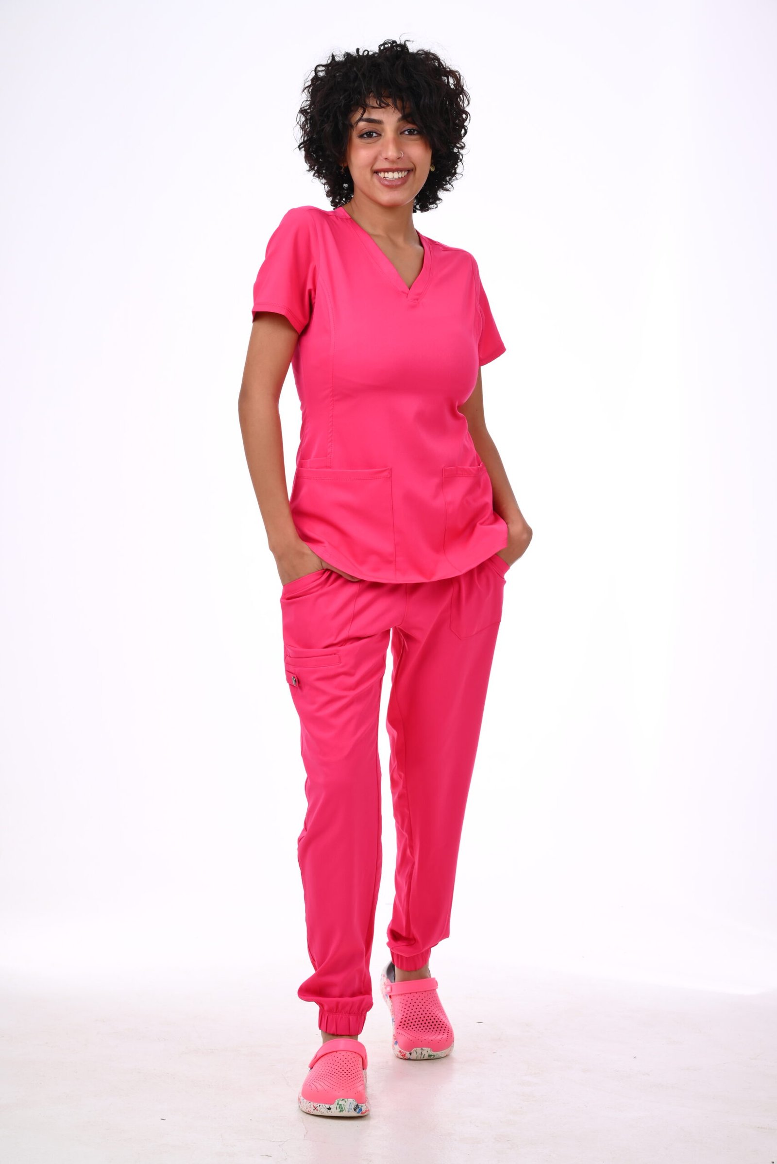 Healing Hands  Medical Pink Scrub