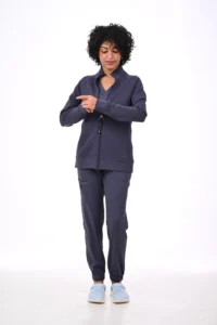 Healing Hands Gray Scrub Jackets