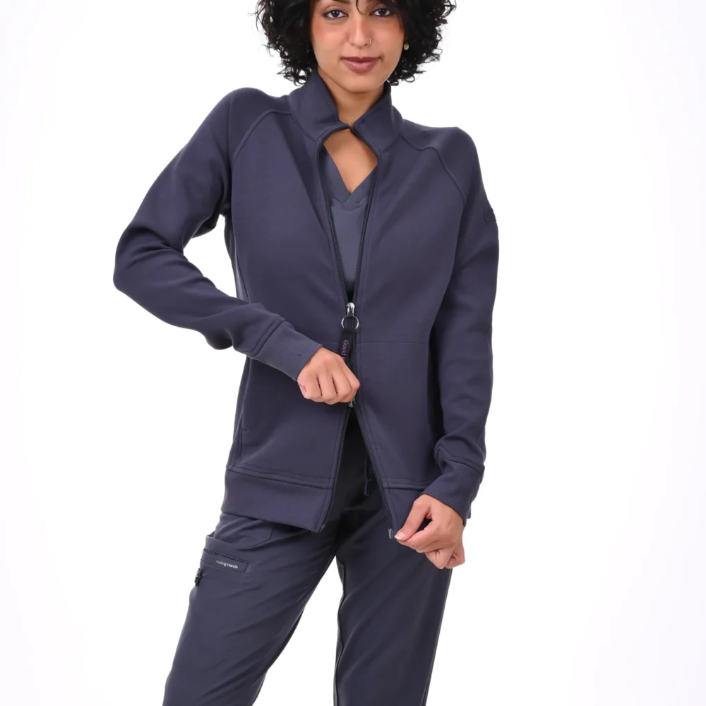 DSC_5281 Healing Hands Gray Scrub Jackets