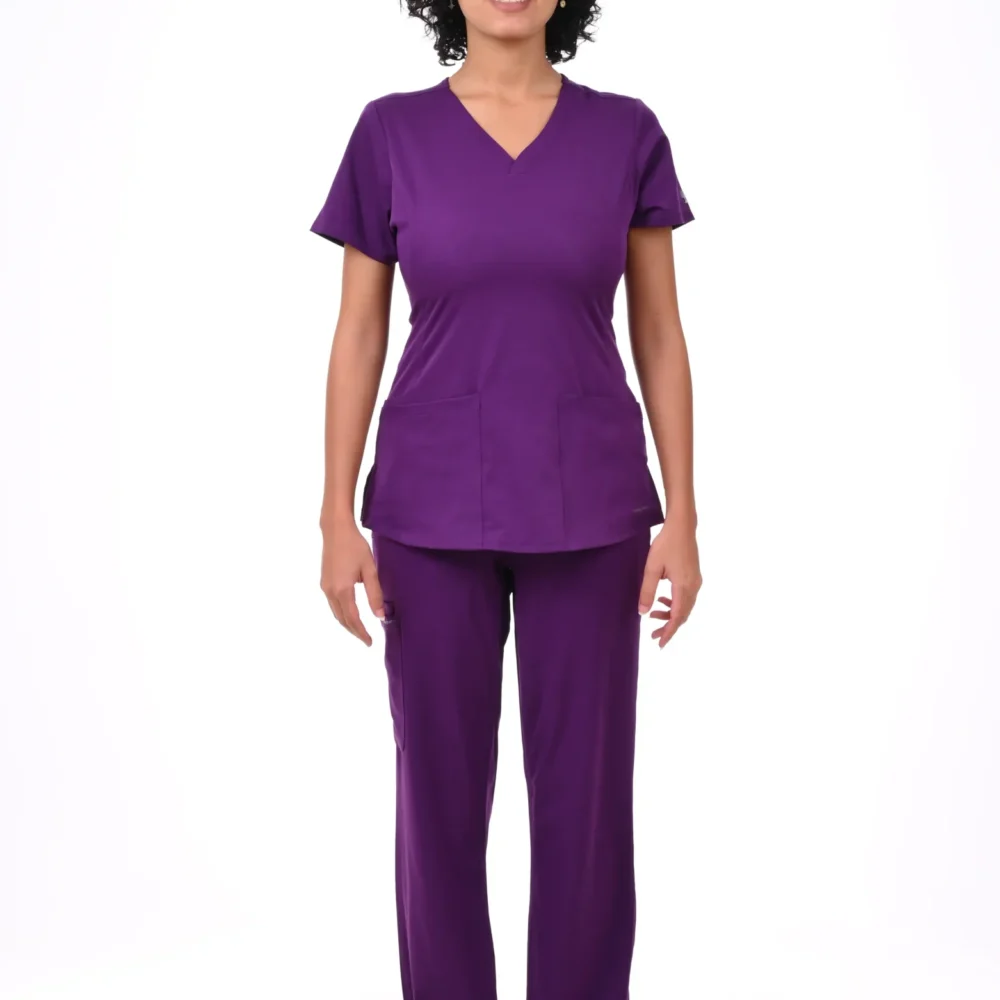 Healing Hands Medical Purple Scrub