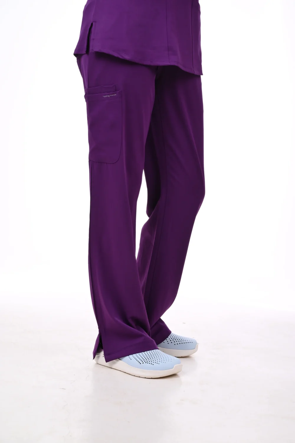 Healing Hands Medical Purple Scrub