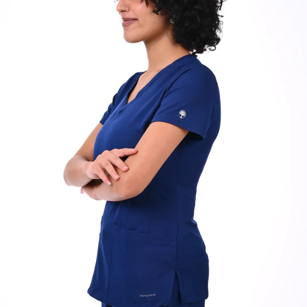 Healing Hands Medical Navy Blue Scrub