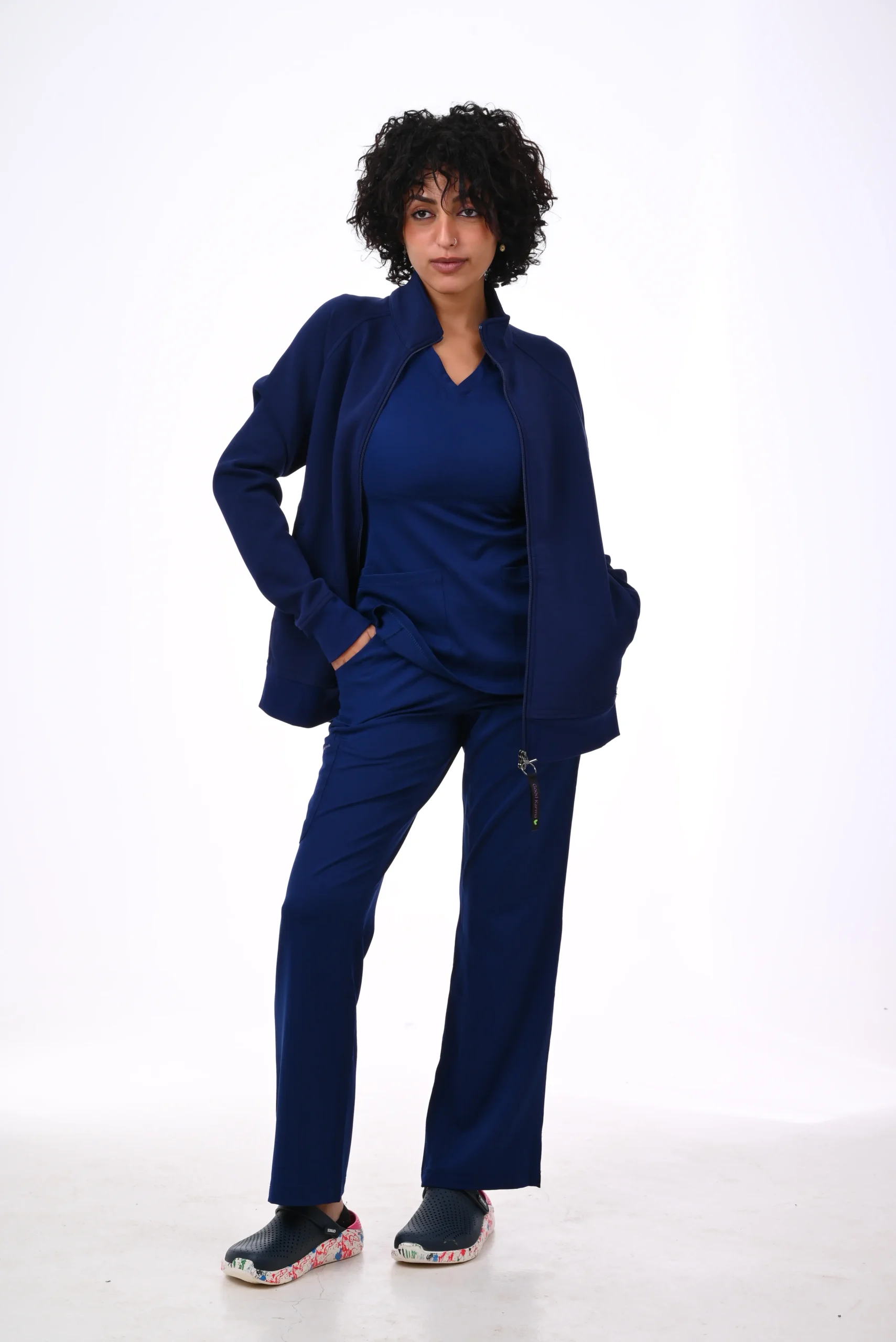 Healing Hands Navy Blue Scrub Jackets