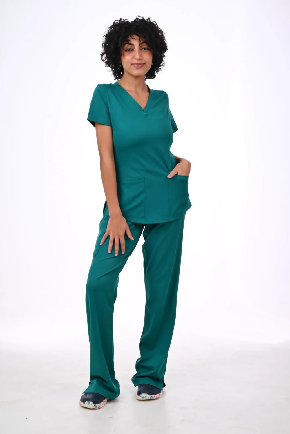 Healing Hands Medical Hunter Green Scrub