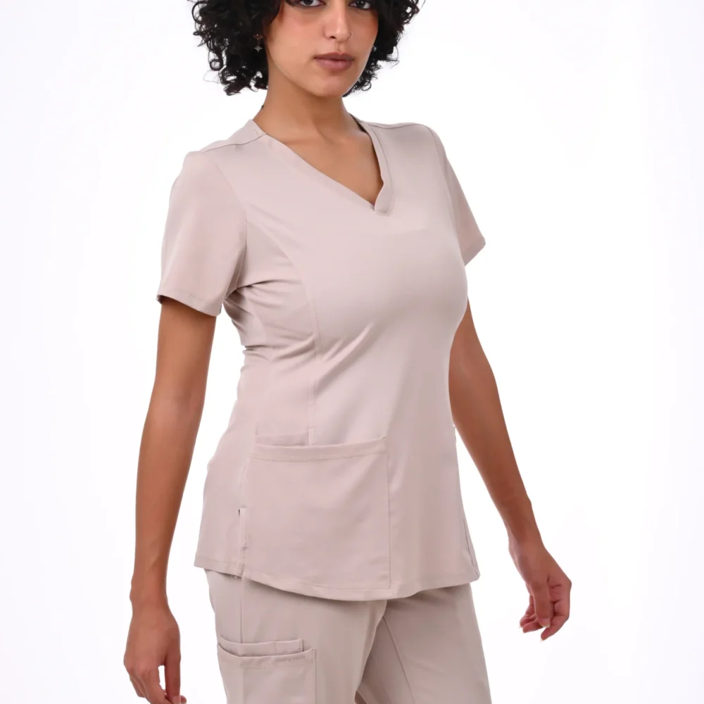 Healing Hands  Medical Beige Scrub