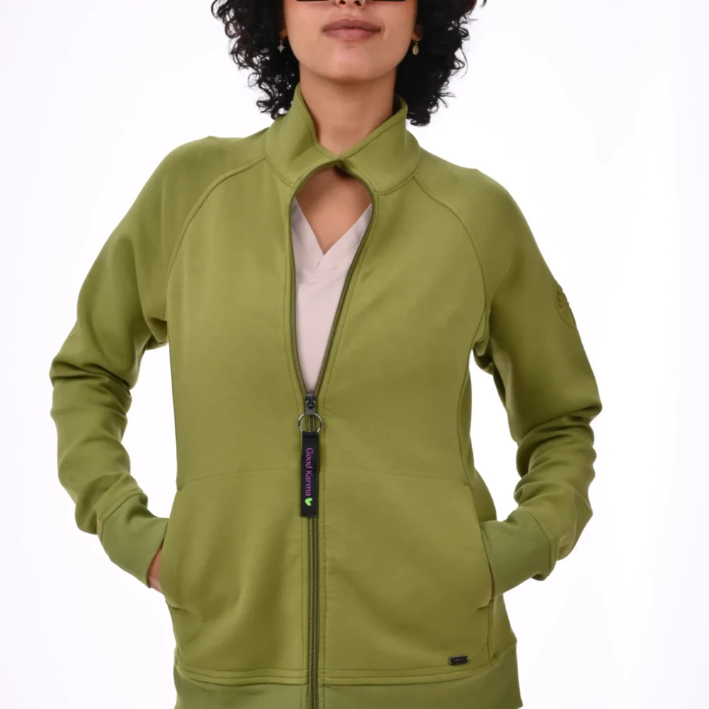 DSC_5666 Healing Hands Olive Green Scrub Jackets