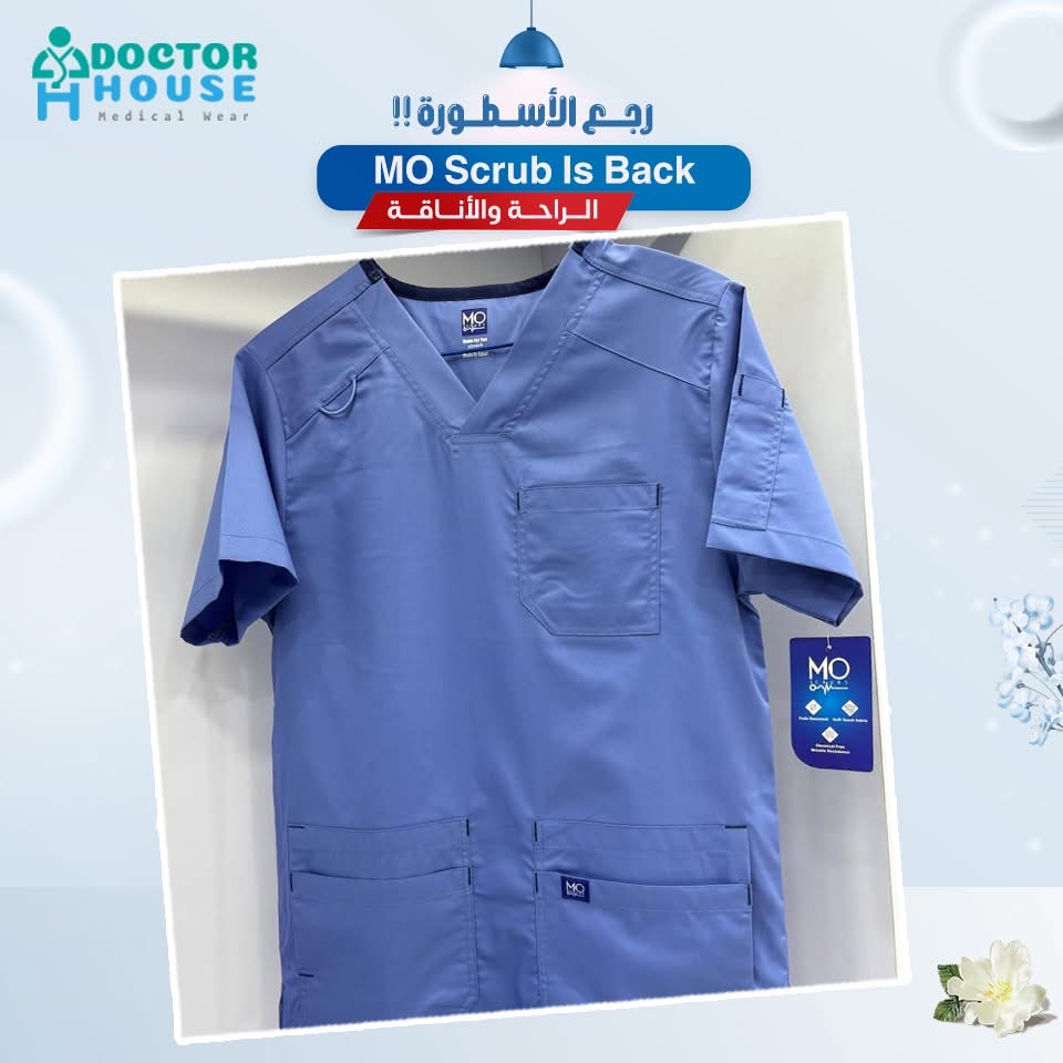 Mo CeiL Blue Medical Scrub