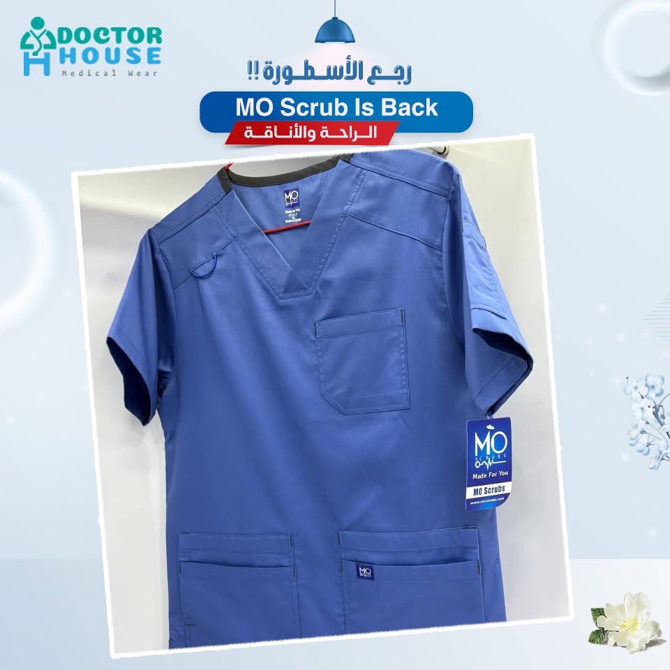 Mo CeiL Blue Medical Scrub