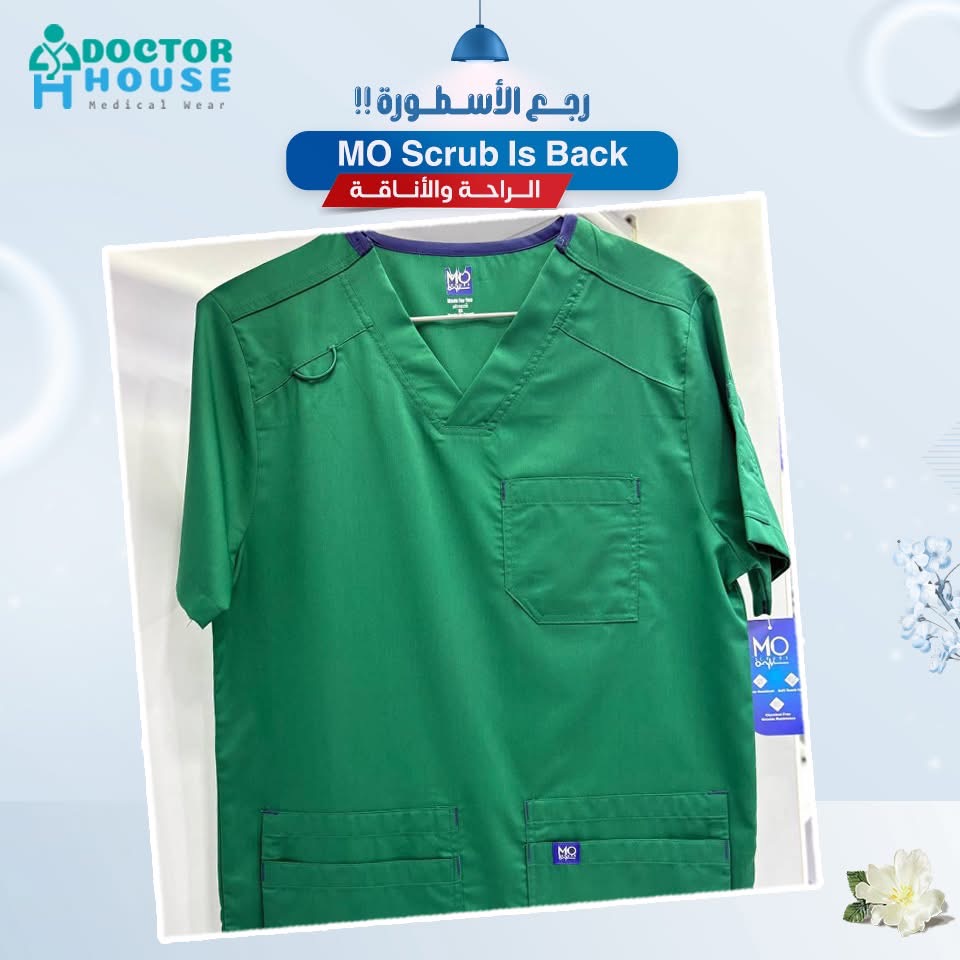 Mo Hunter Green  Medical Scrub