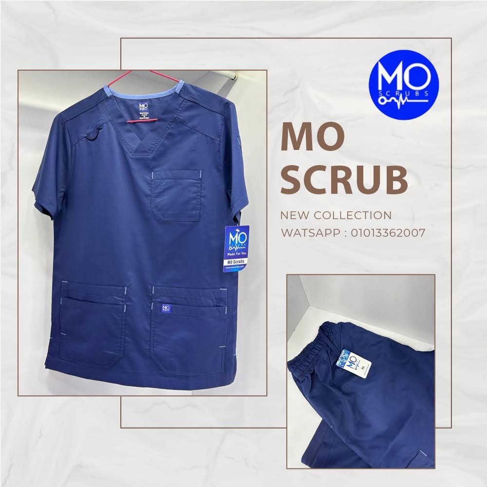 Mo Navy Blue Medical Scrub