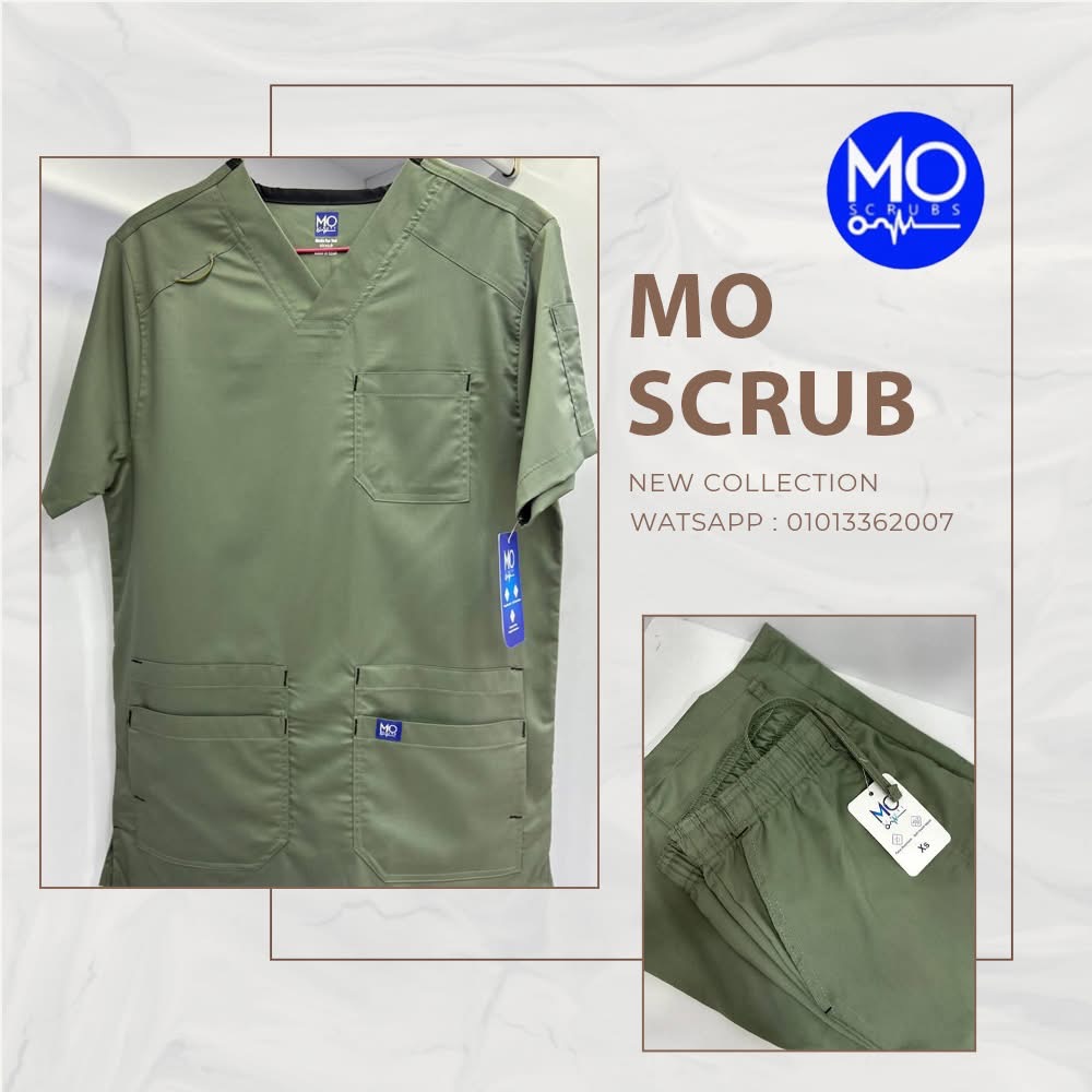 Mo  Olive Green Medical Scrub