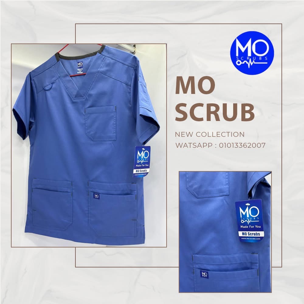 Mo CeiL Blue Medical Scrub