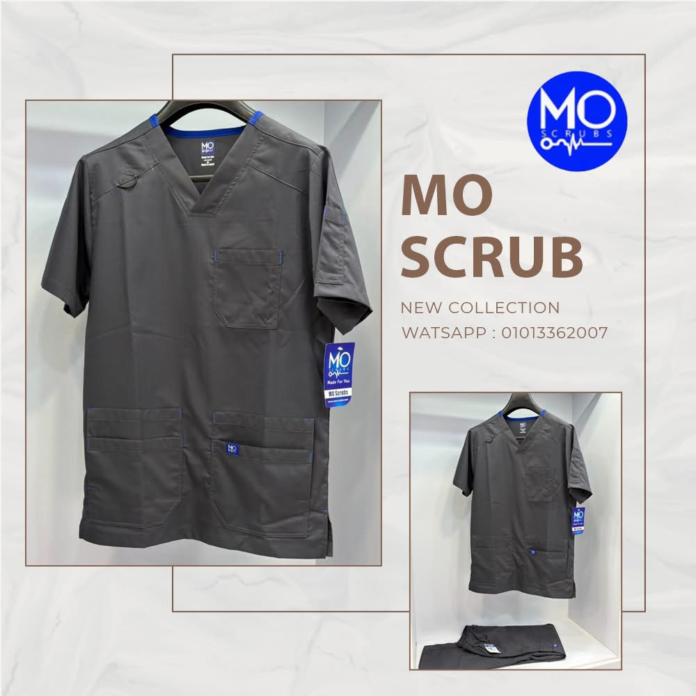 Mo Gray Medical Scrub
