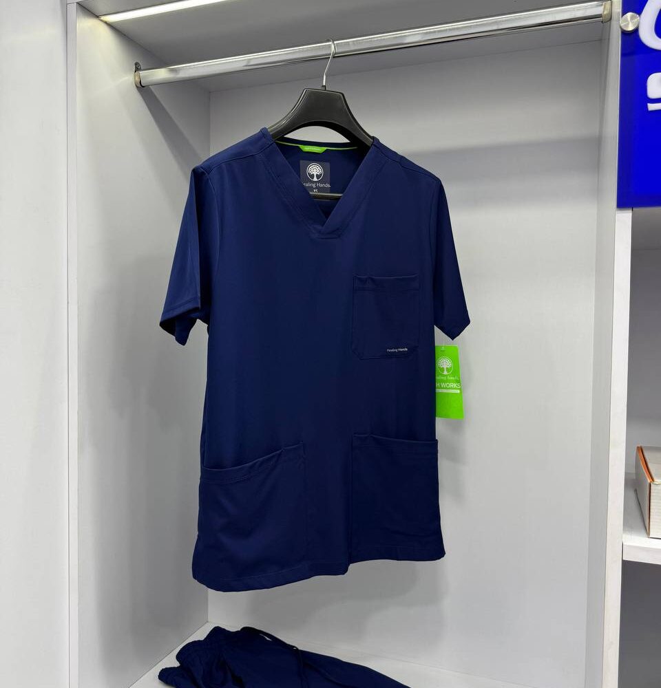 Healing Hands Medical Navy Blue Scrub