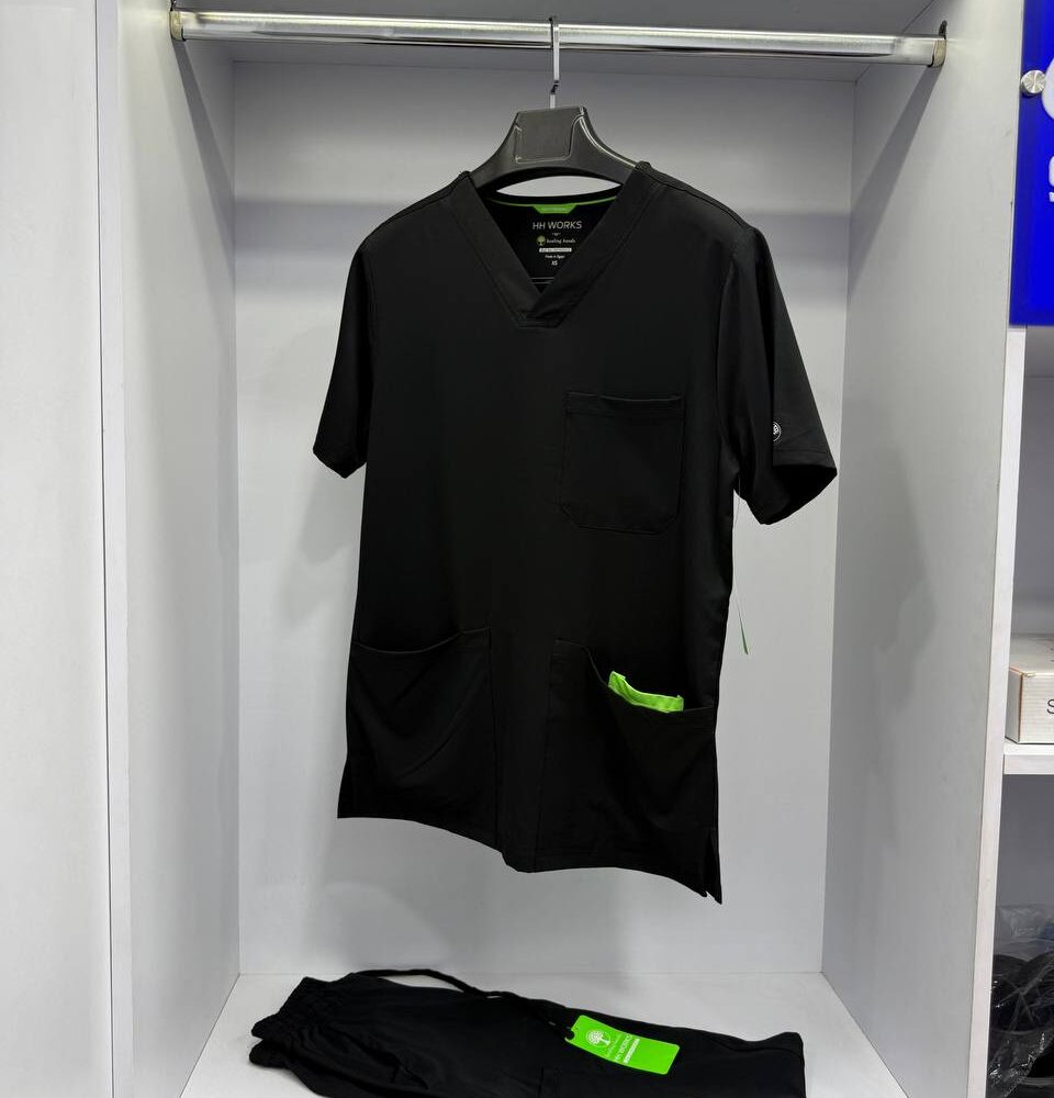 WhatsApp Image 2025-12-09 at 2.12.19 PM (4) Healing Hands Medical Black Scrub