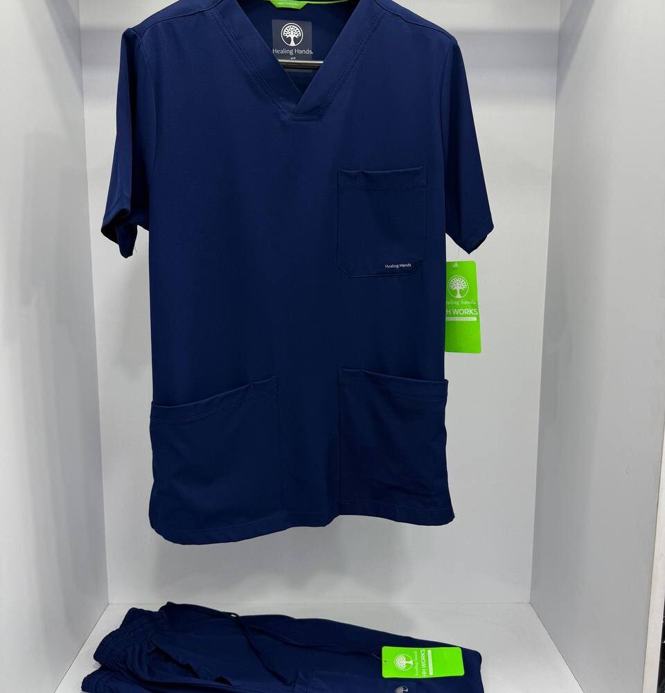 Healing Hands Medical Navy Blue Scrub