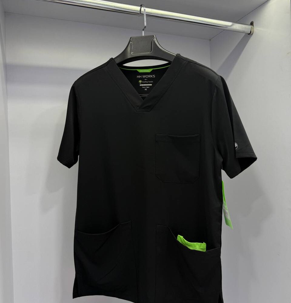 WhatsApp Image 2025-12-09 at 2.12.20 PM (2) Healing Hands Medical Black Scrub