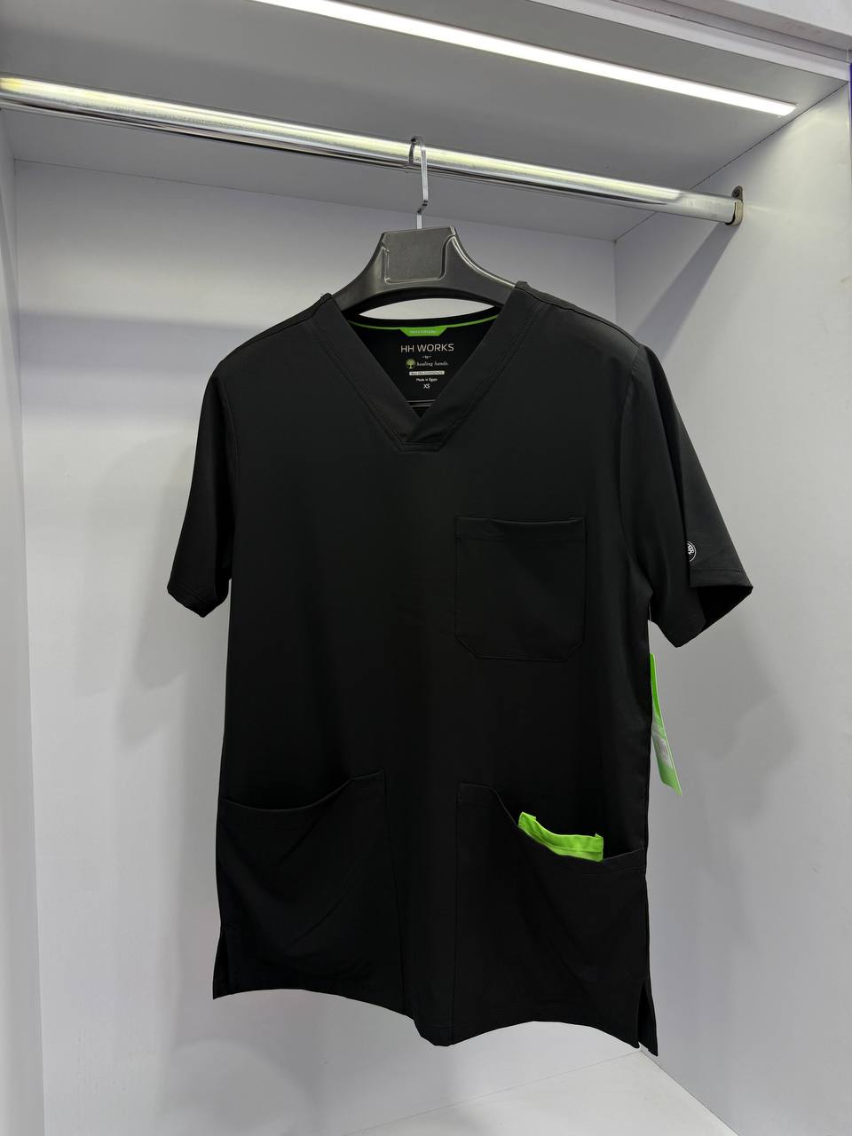 WhatsApp Image 2025-12-09 at 2.12.20 PM (2) Healing Hands Medical Black Scrub