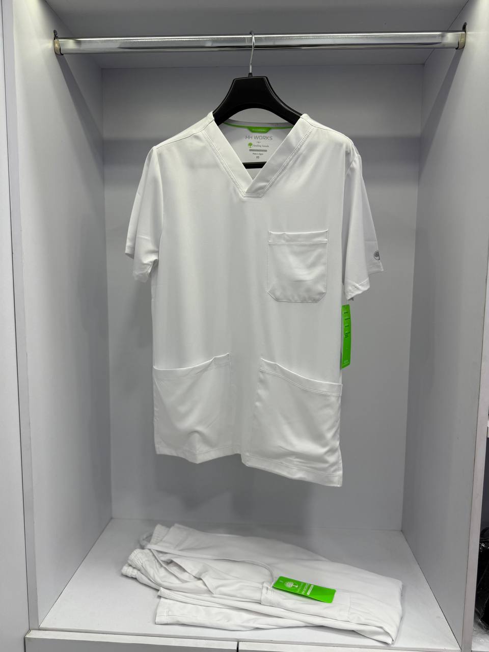 Healing Hands Medical White Scrub