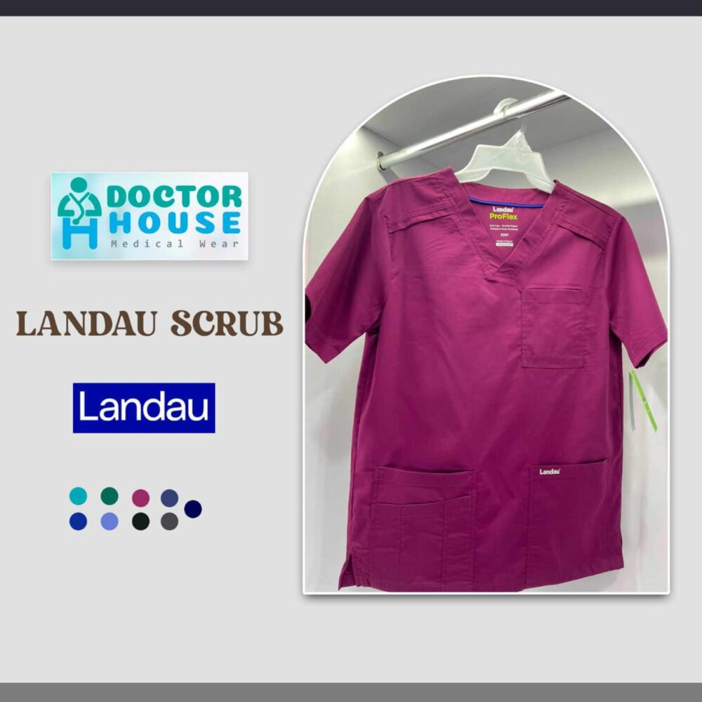 Landau Wine Medical Scrub