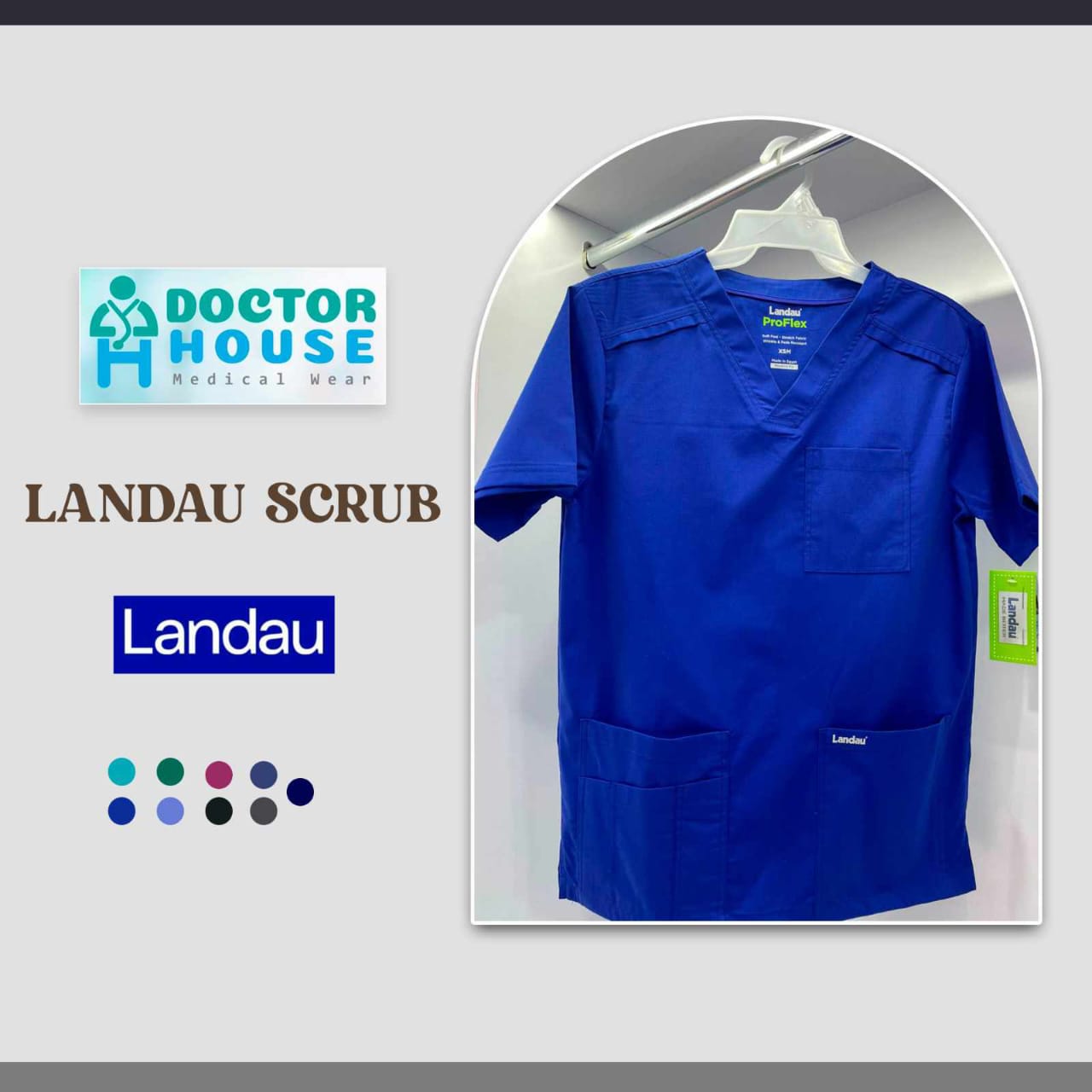 Landau royal blue Medical Scrub