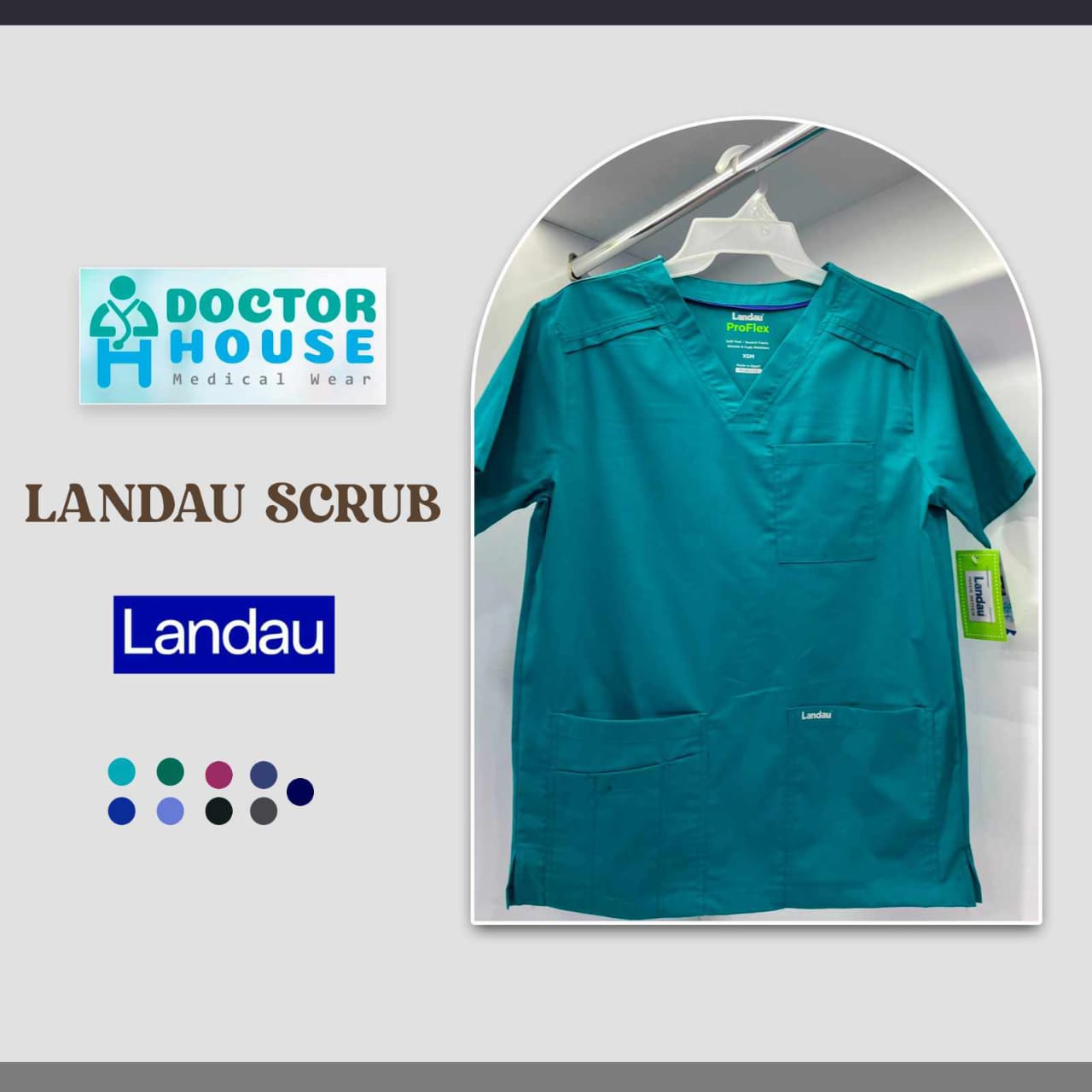 Landau teal Medical Scrub