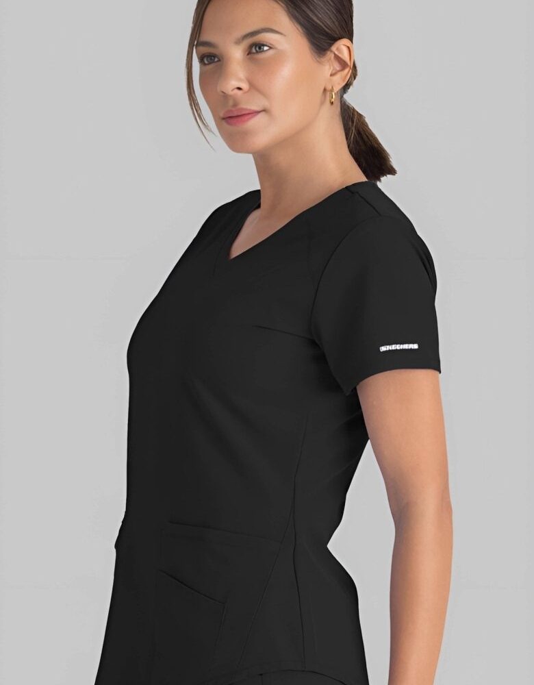 WhatsApp Image 2025-12-18 at 9.29.18 AM (4) Sketchers Black Medical Scrub