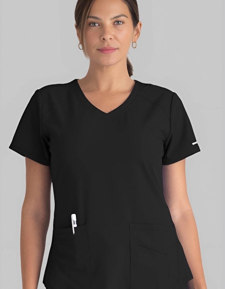 WhatsApp Image 2025-12-18 at 9.29.18 AM Sketchers Black Medical Scrub