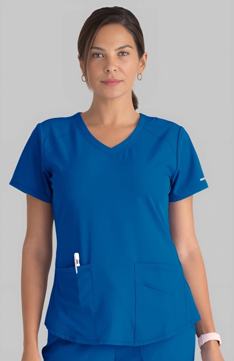 WhatsApp Image 2025-12-18 at 9.29.19 AM (1) Sketchers Royal Blue Medical Scrub