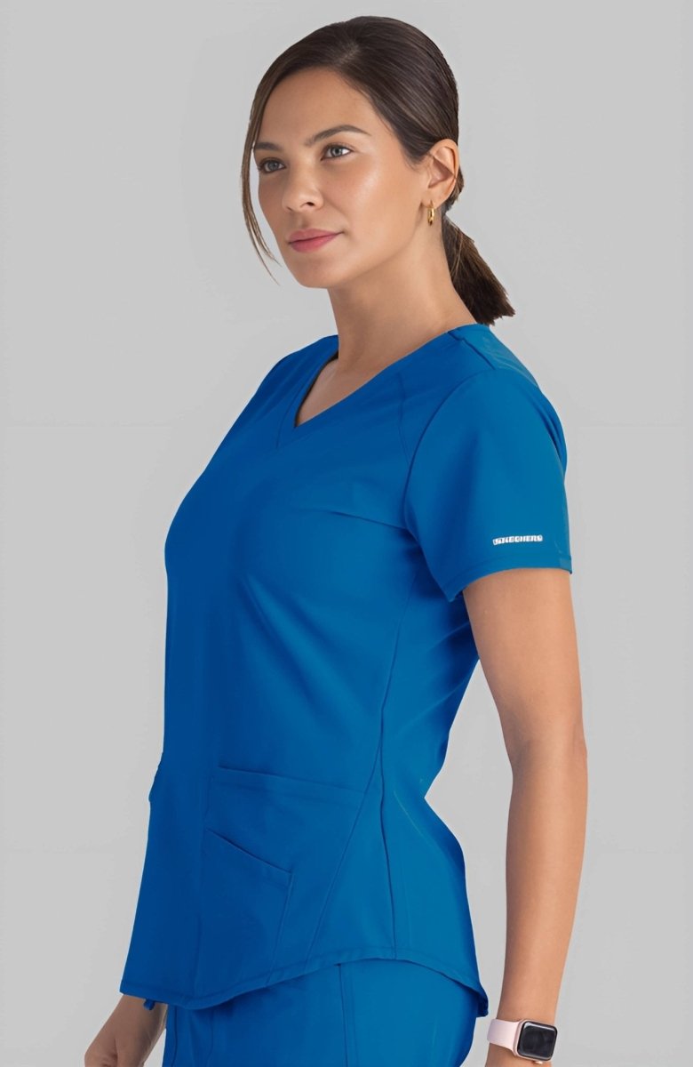 WhatsApp Image 2025-12-18 at 9.29.19 AM (2) Sketchers Royal Blue Medical Scrub