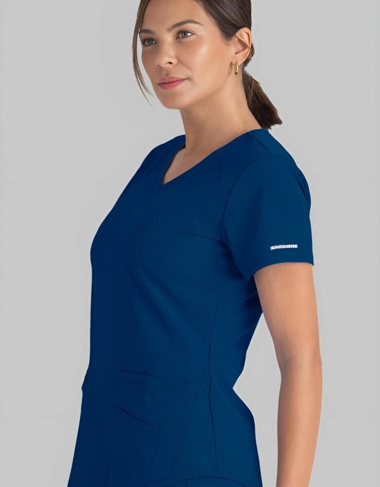 WhatsApp Image 2025-12-18 at 9.29.19 AM (6) Sketchers Navy Blue Medical Scrub
